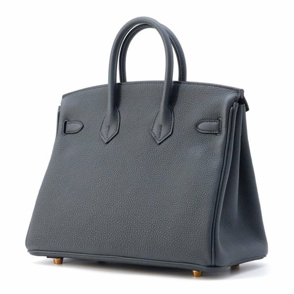 エルメス バーキン25 グリミスティ/シャンパンゴールド金具 トゴ W刻印 HERMES Birkin ハンドバッグ