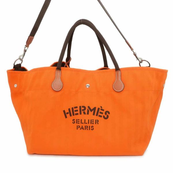 エルメス トートバッグ フールトゥ キャバリエ キャンバス HERMES 2wayショルダーバッグ 安心保証 |  中古・新品ブランド販売ギャラリーレア公式通販