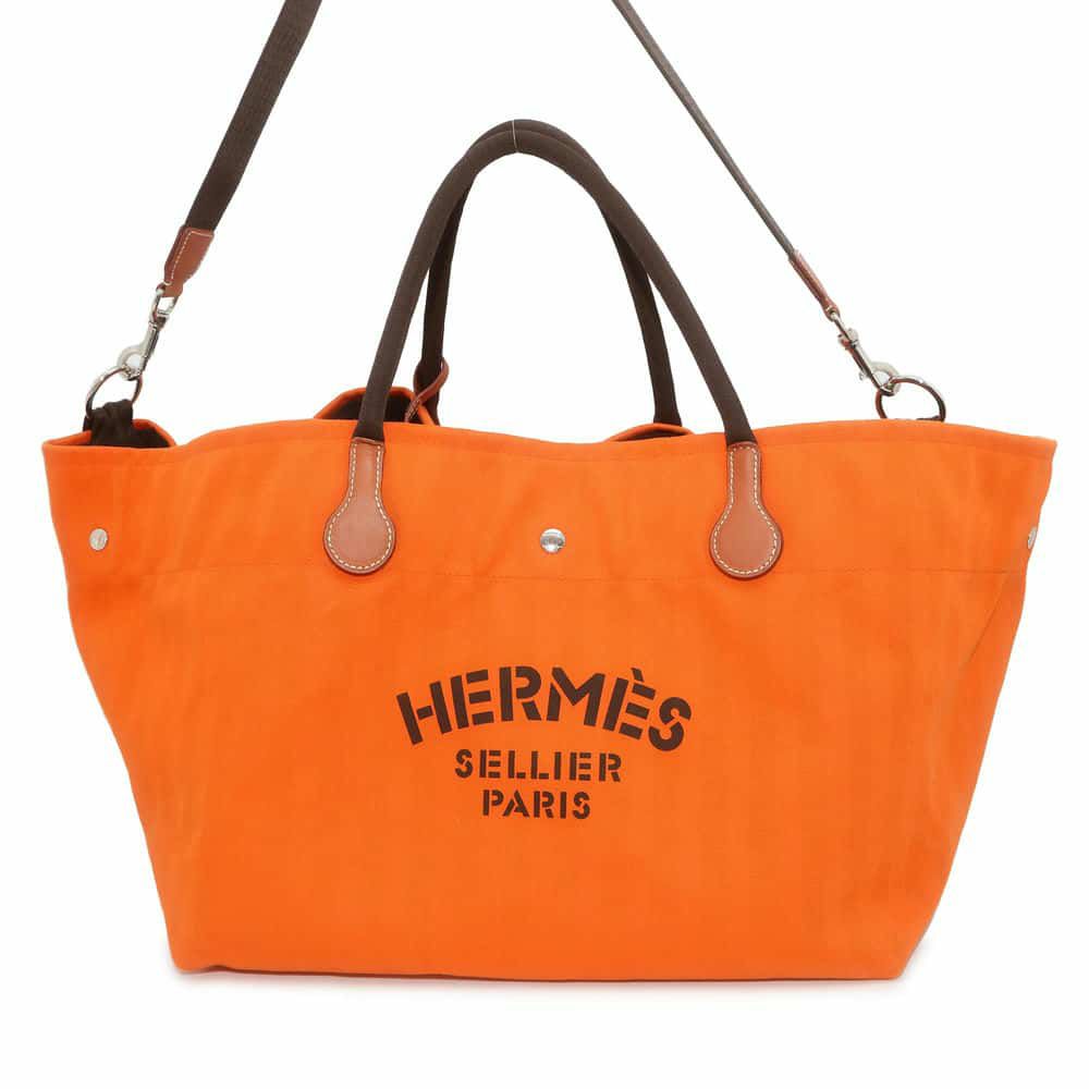 エルメス トートバッグ フールトゥ キャバリエ キャンバス HERMES 2way 