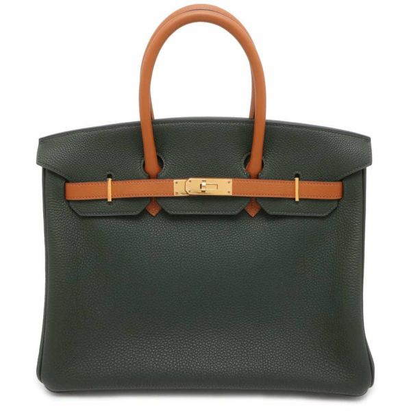 エルメス バーキン35 ヴェールフォンセ/ゴールド/ゴールド金具 トゴ □F刻印 HERMES Birkin ハンドバッグ スターマーク 安心保証 |  中古・新品ブランド販売ギャラリーレア公式通販