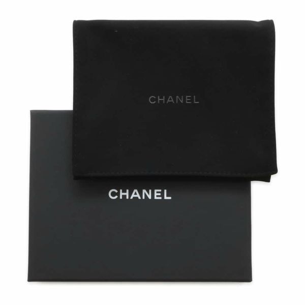 シャネル コインケース マトラッセ フラグメントケース  キャビアスキン AP4180 CHANEL 白