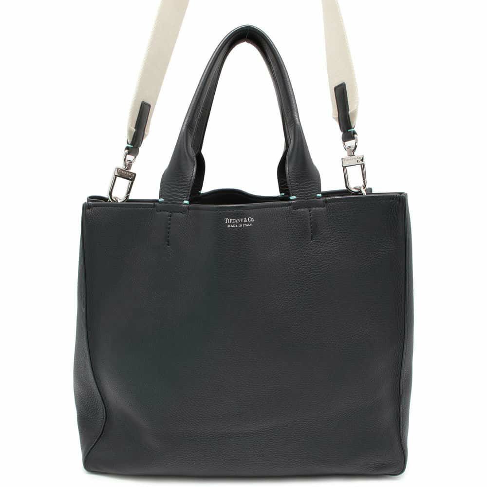 ティファニー トートバッグ レザー Tiffany&Co. 2wayショルダーバッグ 