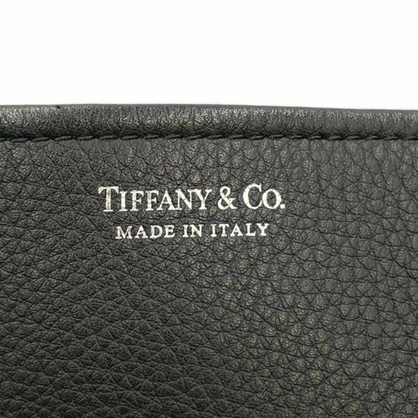 ティファニー トートバッグ レザー Tiffany&Co. 2wayショルダーバッグ 黒