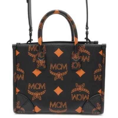 MCM エムシーエム　トートバッグ　ヴィセトス柄　黒　茶　２点まとめ売り MCM エムシーエム トートバッグ ヴィセトス柄 黒 茶 2点まとめ売り