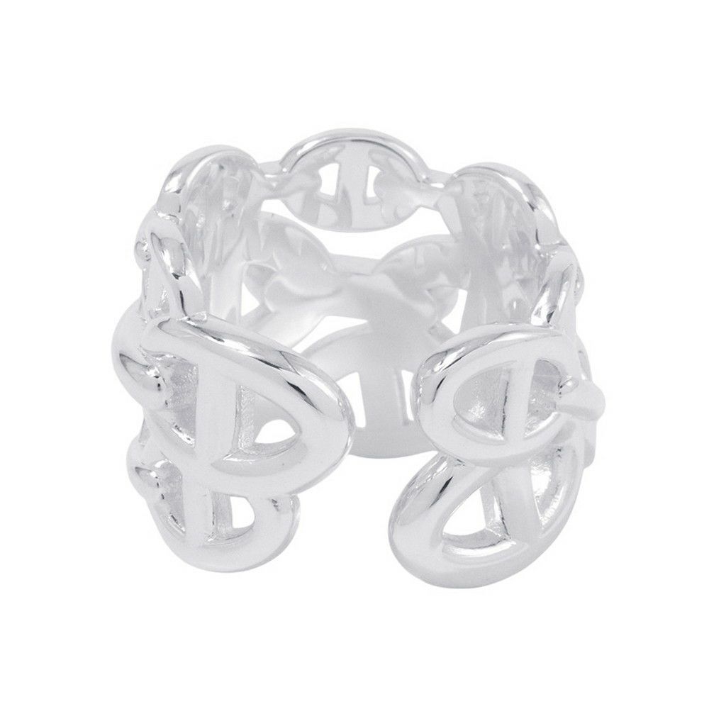 エルメス リング シェーヌダンクル アンシェネGM Enchainee SV925シルバー リングサイズ58 HERMES 指輪