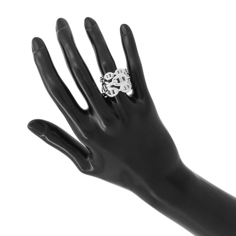 エルメス リング シェーヌダンクル アンシェネGM Enchainee SV925シルバー リングサイズ58 HERMES 指輪