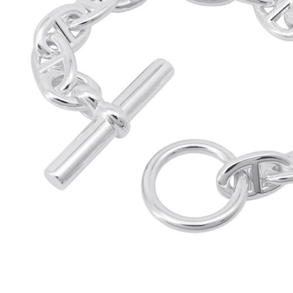 エルメス ブレスレット シェーヌダンクルPM 14コマ SV925シルバー HERMES ジュエリー