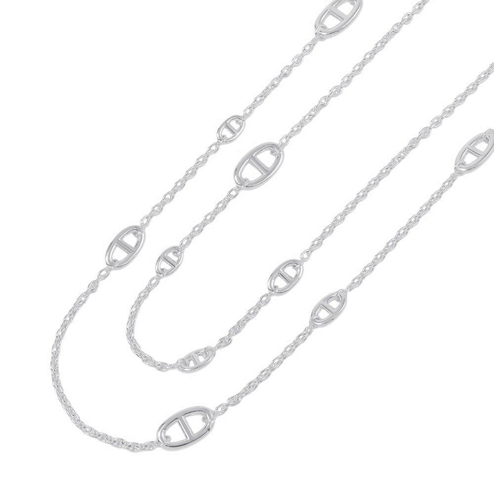 エルメス ネックレス シェーヌダンクル ファランドール SV925シルバー HERMES ロングネックレス ジュエリー