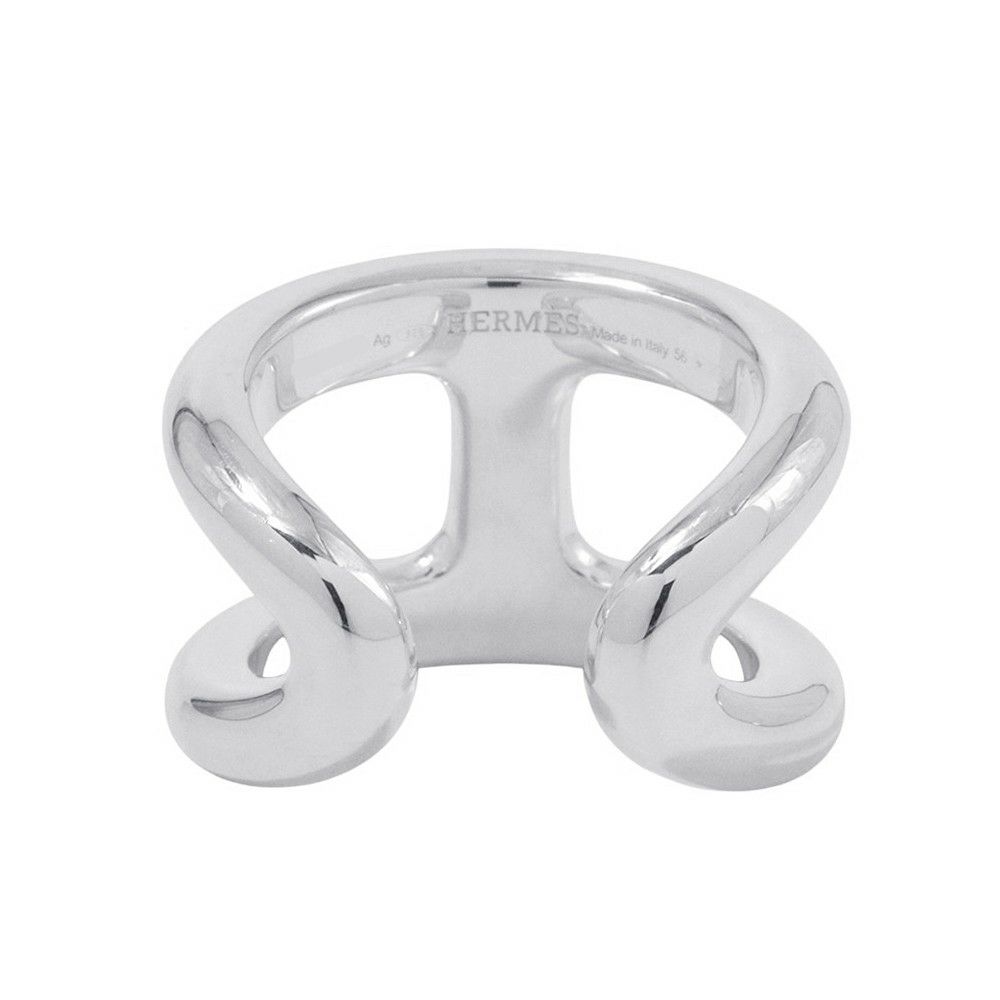 エルメス リング オスモズGM Osmose SV925シルバー リングサイズ56 HERMES ジュエリー 指輪
