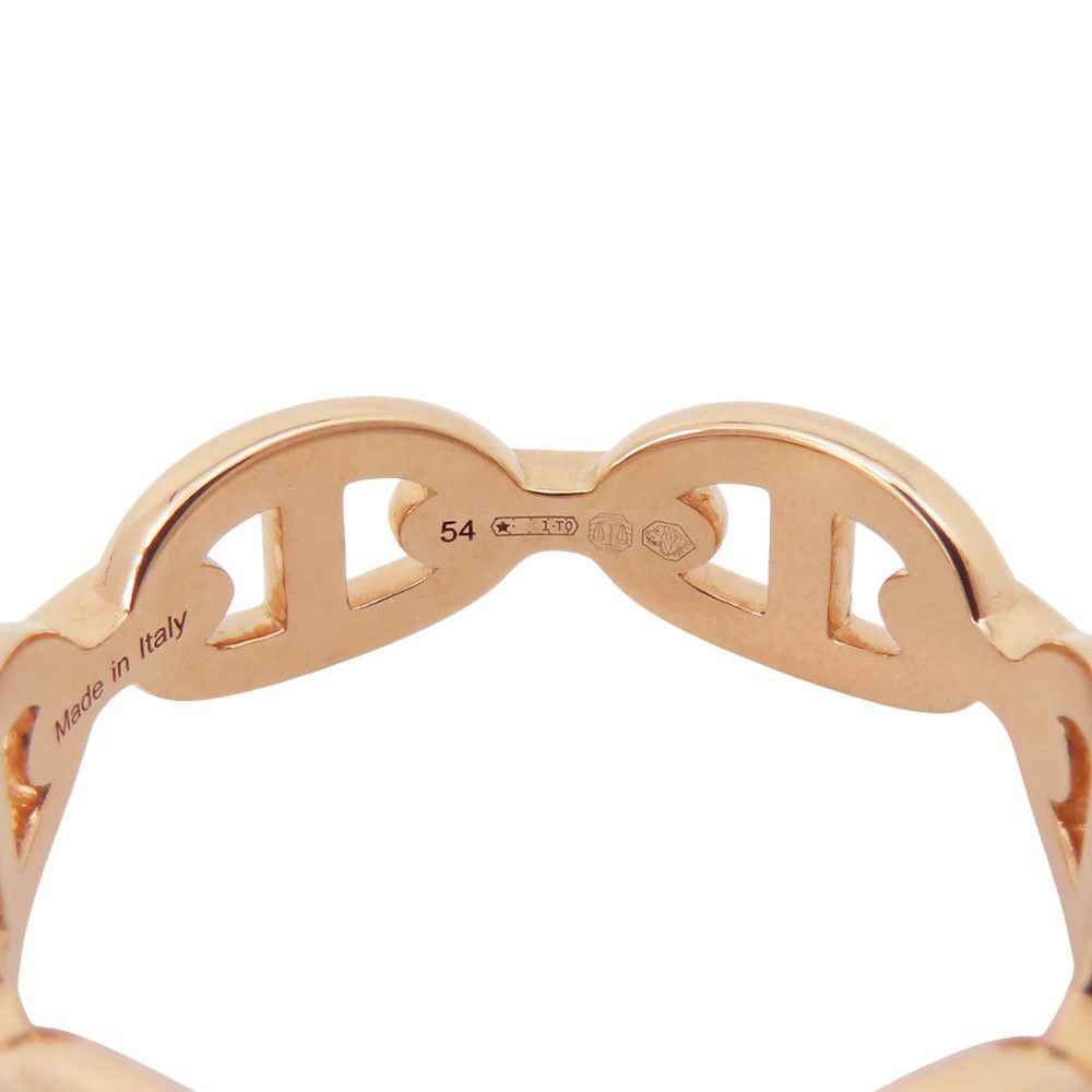 エルメス リング シェーヌダンクル アンシェネPM Enchainee K18PGピンクゴールド リングサイズ54 HERMES ジュエリー