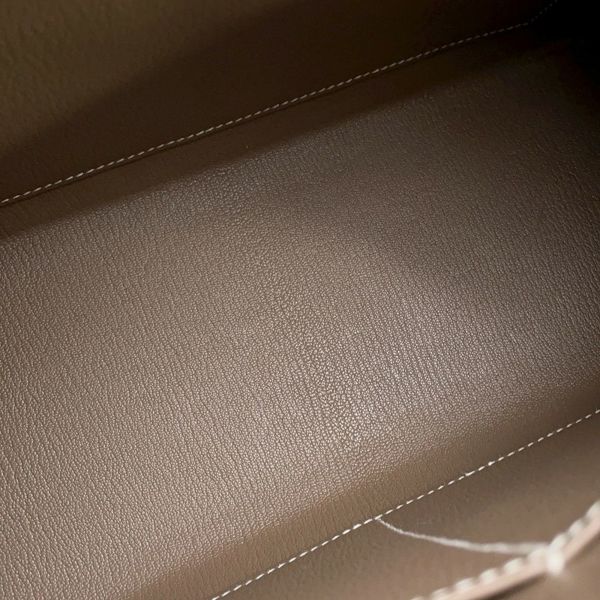 エルメス ハンドバッグ ケリー28 外縫い エトゥープ/ゴールド金具 エプソン Y刻印 2wayショルダー