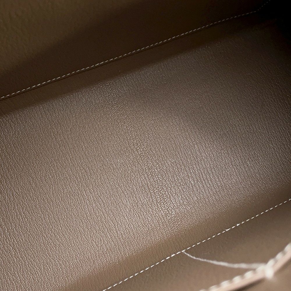 エルメス ハンドバッグ ケリー28 外縫い エトゥープ/ゴールド金具 エプソン Y刻印 2wayショルダー