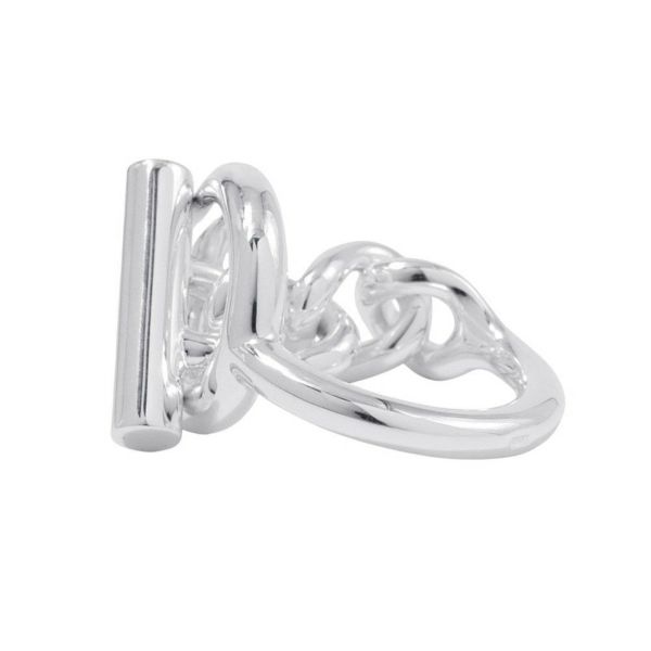 エルメス リング クロワゼットMM SV925シルバー リングサイズ52 HERMES ジュエリー 指輪