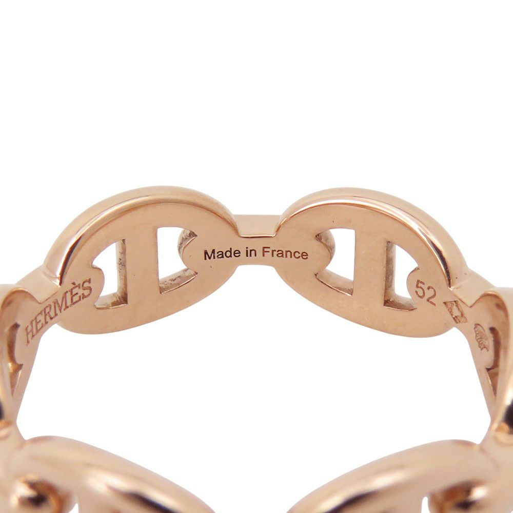 エルメス リング シェーヌダンクル アンシェネPM Enchainee K18PGピンクゴールド リングサイズ52 HERMES ジュエリー