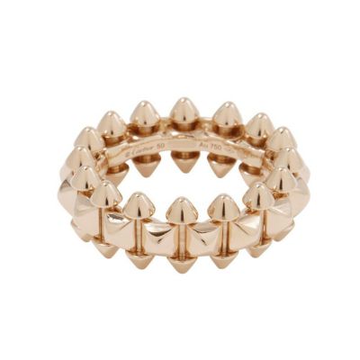 専用ページ　カルティエ　リング カルティエ リング クラッシュ ドゥ カルティエ SM K18PGピンク