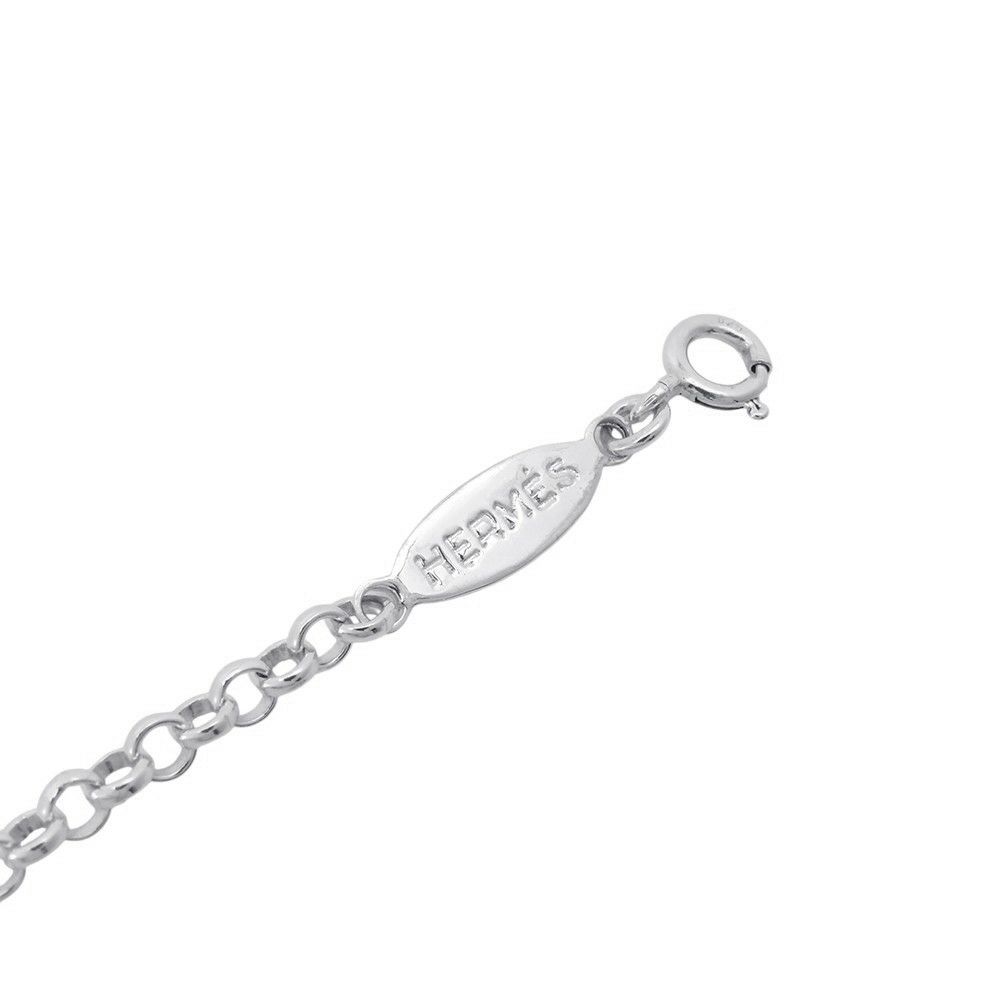 エルメス ネックレス セリエ ペンダント SV925シルバー/K18PGピンクゴールド HERMES ロングネックレス ジュエリー