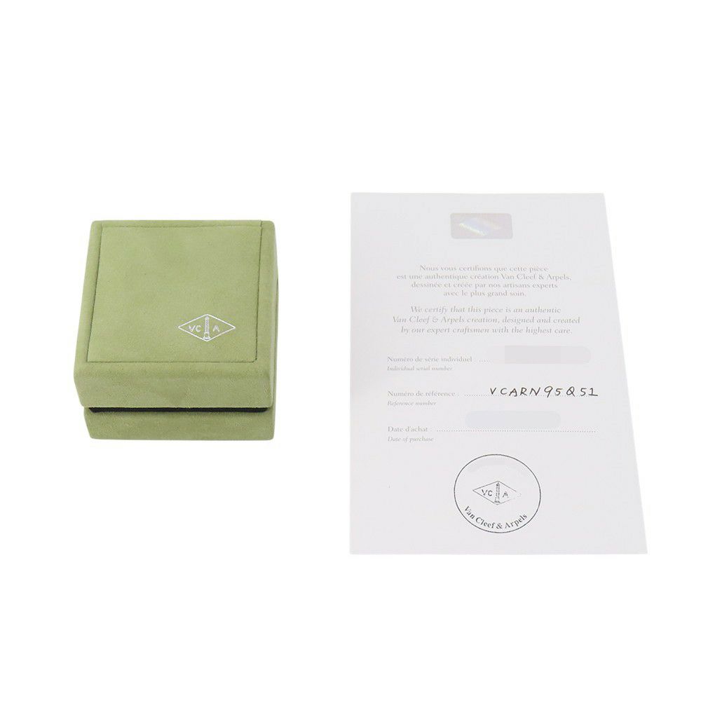 ヴァンクリーフ＆アーペル リング ペルレ K18YGイエローゴールド サイズ51 スモールモデル SM VCARPJMG51 V&A