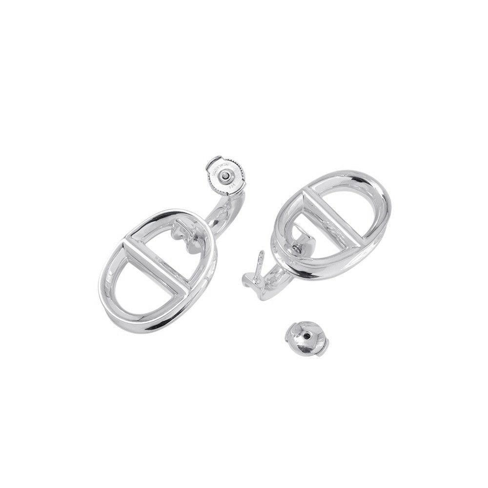 エルメス ピアス シェーヌダンクル レポンス ピアス Earrings SV925シルバー HERMES ジュエリー