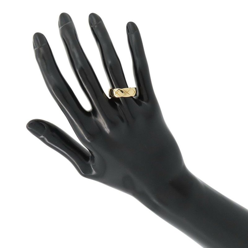 シャネル リング ココクラッシュ コレクション ミディアム MM K18YGイエローゴールド リングサイズ55 J10571 ジュエリー 指輪