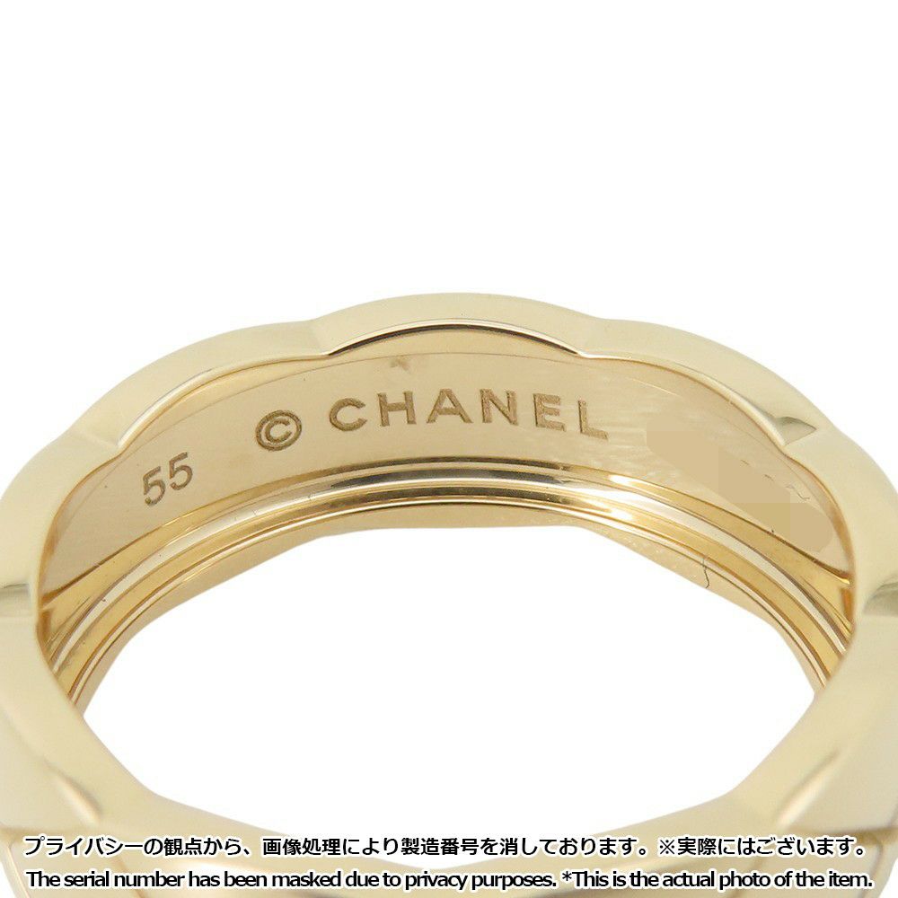 シャネル リング ココクラッシュ コレクション ミディアム MM K18YGイエローゴールド リングサイズ55 J10571 ジュエリー 指輪