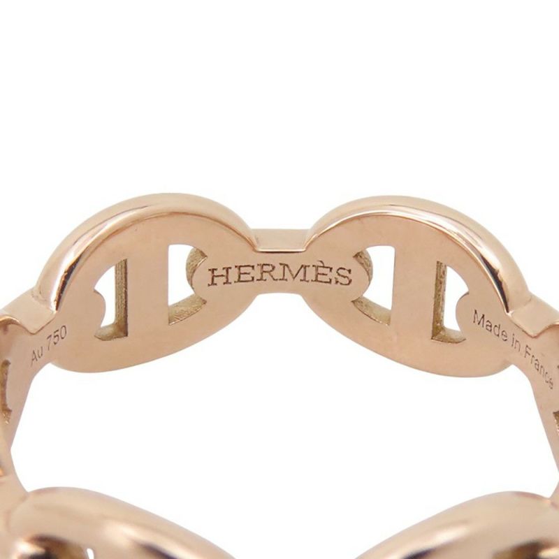 エルメス リング シェーヌダンクル アンシェネPM Enchainee K18PGピンクゴールド リングサイズ48 HERMES ジュエリー