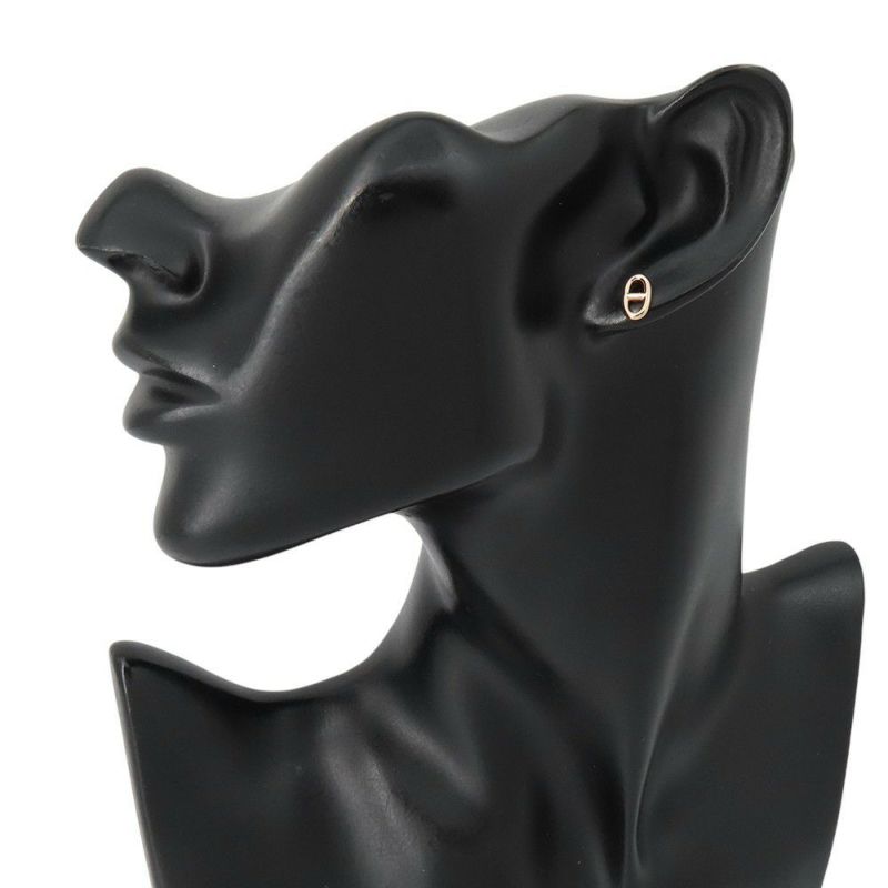 エルメス ピアス シェーヌダンクル スタッド K18PGピンクゴールド HERMES ジュエリー アクセサリー