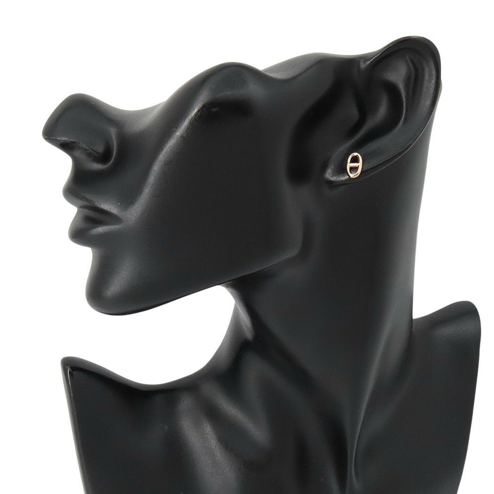 エルメス ピアス シェーヌダンクル スタッド K18PGピンクゴールド HERMES ジュエリー アクセサリー