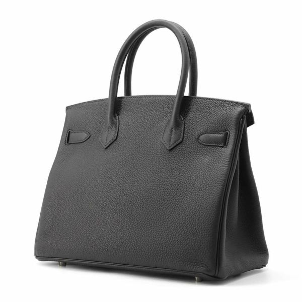 エルメス バーキン30 ブラック/ゴールド金具 トゴ B刻印 HERMES Birkin ハンドバッグ 黒