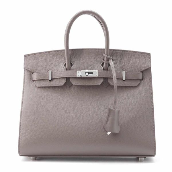 エルメス バーキン25 セリエ エタン/シルバー金具 エプソン Z刻印 HERMES Birkin ハンドバッグ