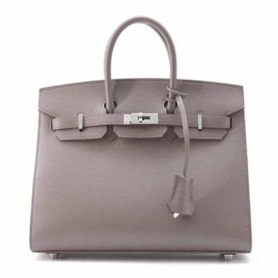 エルメス バーキン25 セリエ エタン/シルバー金具 エプソン Z刻印 HERMES B