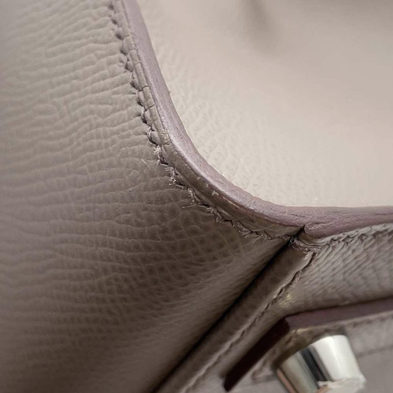 エルメス バーキン25 セリエ エタン/シルバー金具 エプソン Z刻印 HERMES Birkin ハンドバッグ