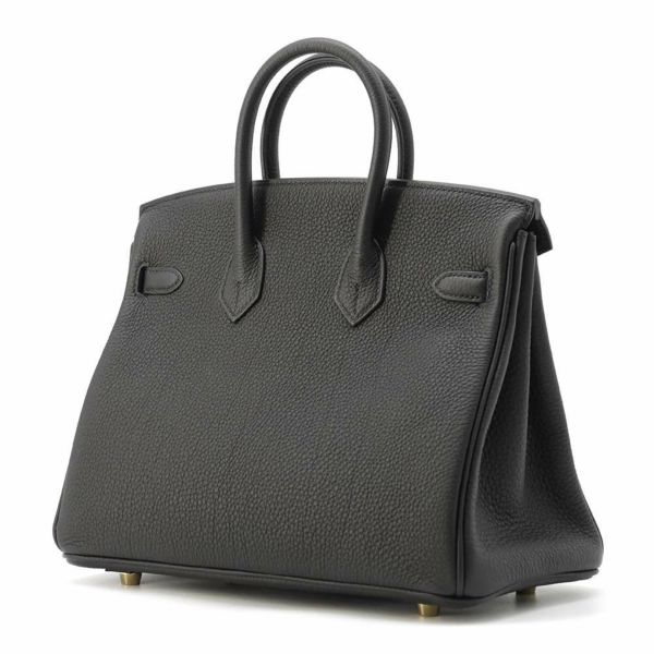 エルメス バーキン25 ブラック/ゴールド金具 トゴ B刻印 HERMES Birkin ハンドバッグ 黒