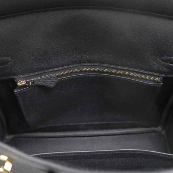 エルメス バーキン25 ブラック/ゴールド金具 トゴ B刻印 HERMES Birkin ハンドバッグ 黒