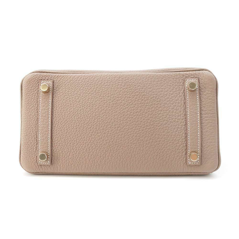 エルメス バーキン25 エトゥープ/ゴールド金具 トゴ W刻印 HERMES Birkin ハンドバッグ