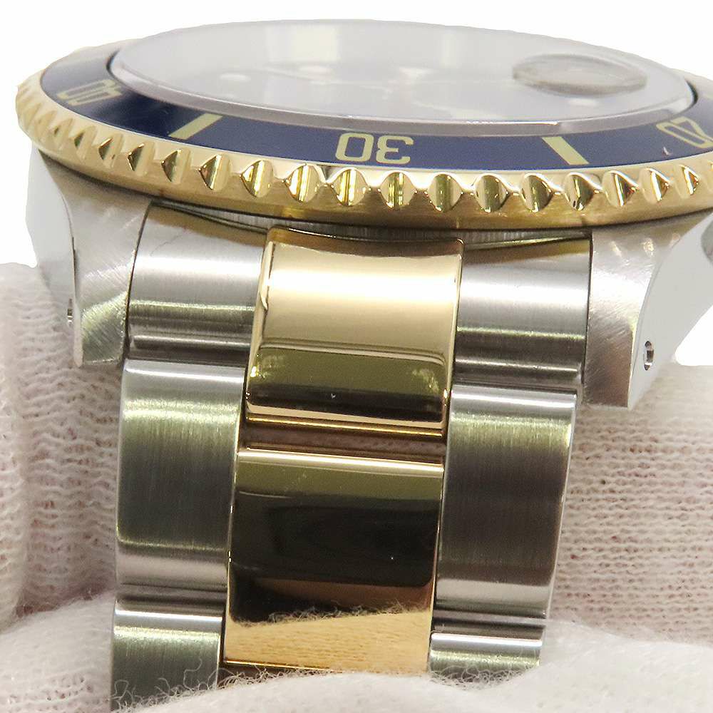ロレックス サブマリーナ デイト コンビ SS/K18YGイエローゴールド Y番 16613 ROLEX 腕時計 ブルー文字盤