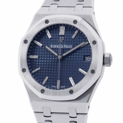 オーデマピゲ ロイヤルオーク オートマティック 15500ST.OO.1220ST.01 Audemars Piguet ブルー文字盤 安心保証