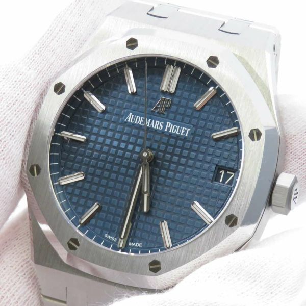 オーデマピゲ ロイヤルオーク オートマティック 15500ST.OO.1220ST.01 Audemars Piguet ブルー文字盤