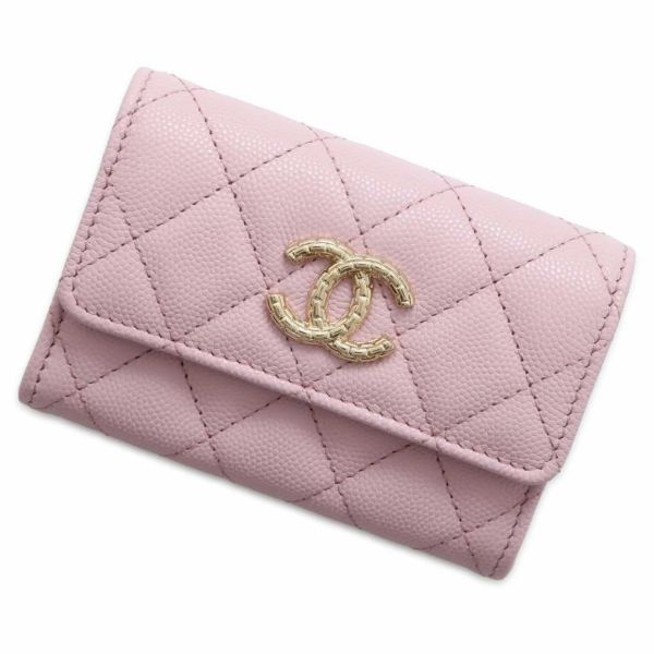 シャネル コインケース マトラッセ ココマーク キャビアスキン AP4093 CHANEL 財布 カードケース 名刺入れ