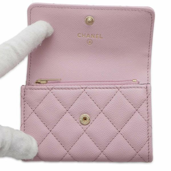 シャネル コインケース マトラッセ ココマーク キャビアスキン AP4093 CHANEL 財布 カードケース 名刺入れ