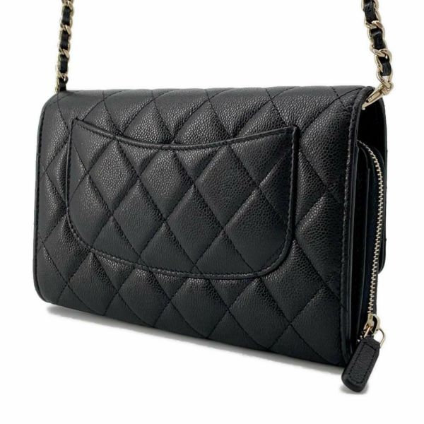 シャネル チェーンウォレット ココマーク マトラッセ フォンケース キャビアスキン AP3876 CHANEL 黒 | 中古・新品 ブランド販売ギャラリーレア公式通販