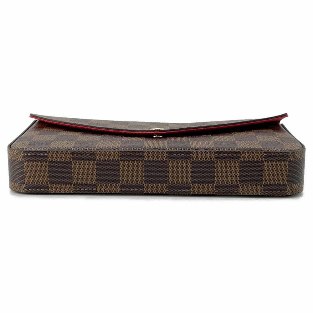 ルイヴィトン 長財布 ダミエ・エベヌ ポシェット・フェリシー N40492 LOUIS VUITTON チェーンショルダーバッグ