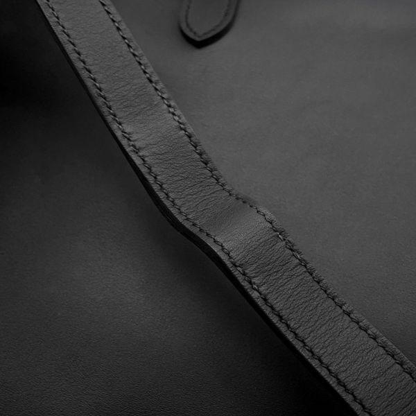 エルメス ボディバッグ ポルトフォイユ・ポッシャンプリュス ブラック/シルバー金具 スイフト W刻印 黒