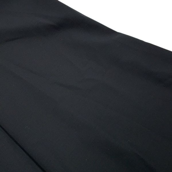 エルメス パンツ ダブルボタン ワイド ショートパンツ ウール レディース44 HERMES ボトムス 黒