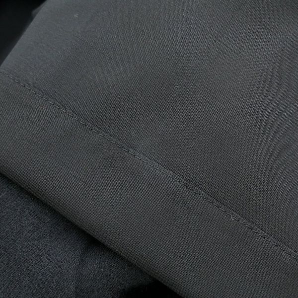 エルメス パンツ ダブルボタン ワイド ショートパンツ ウール レディース44 HERMES ボトムス 黒