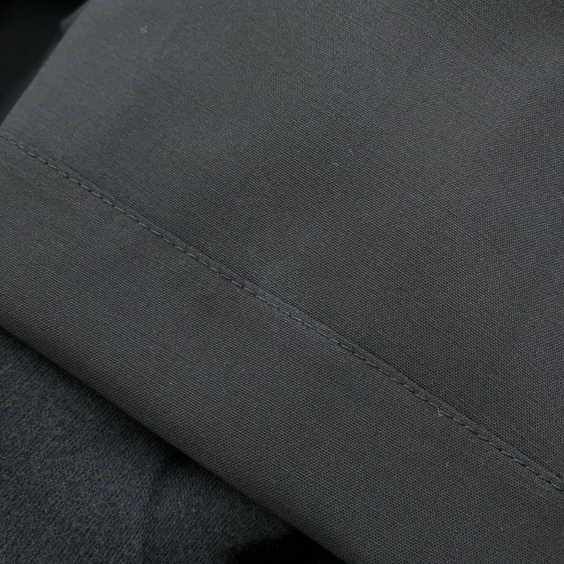 エルメス パンツ ダブルボタン ワイド ショートパンツ ウール レディース44 HERMES ボトムス 黒