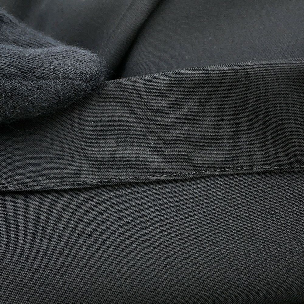 エルメス パンツ ダブルボタン ワイド ショートパンツ ウール レディース44 HERMES ボトムス 黒