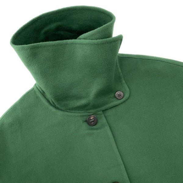 エルメス コート ロングベスト セリエボタン カシミヤ レディースサイズ42 HERMES アウター