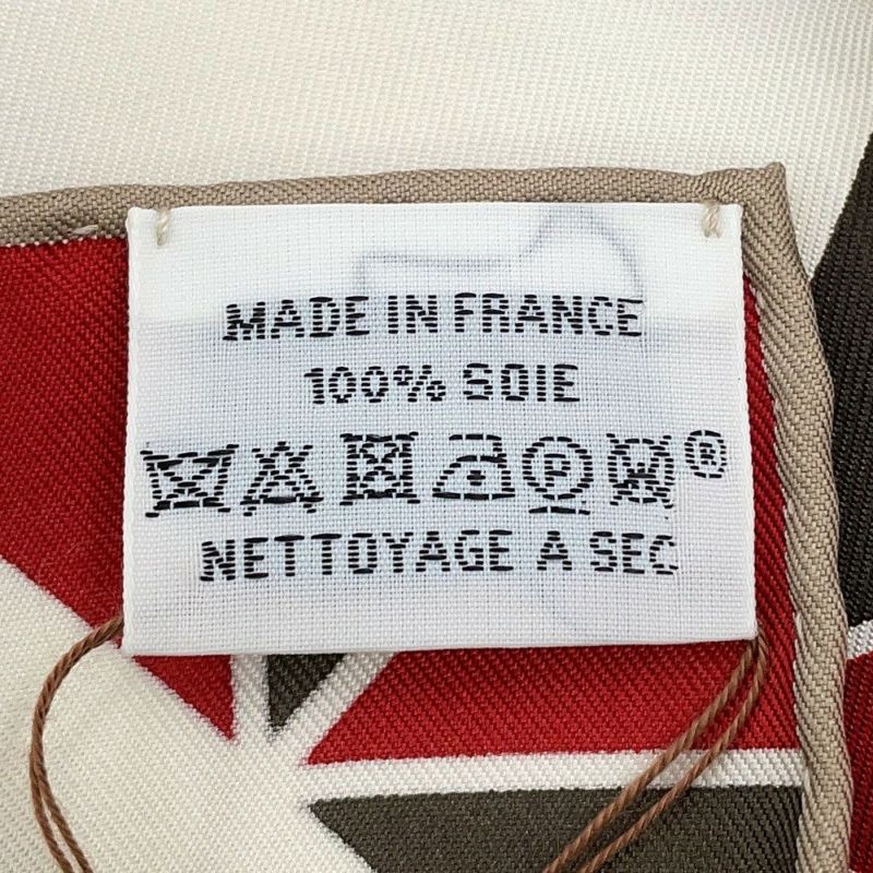 エルメス スカーフ カレ90 L'Heure des Gants 手袋の時計 HERMES