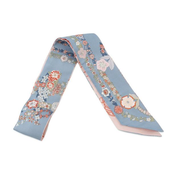 エルメス ツイリー ブリッド・ドゥ・ガラ・アン・フルール&アイライナー Brides de Gala en fleurs HERMES シルク 2025年春夏