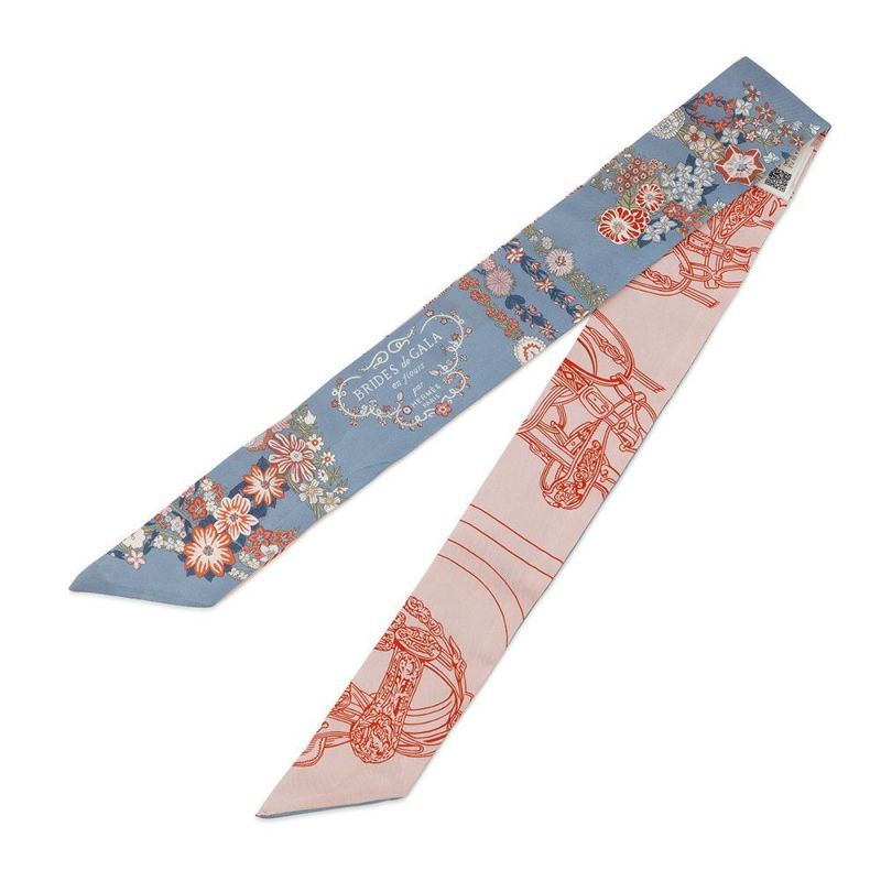 エルメス ツイリー ブリッド・ドゥ・ガラ・アン・フルール&アイライナー Brides de Gala en fleurs HERMES シルク 2025年春夏